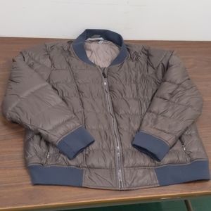 NWT Athleta Womens Plus Size 2X Dobby Down Bomber